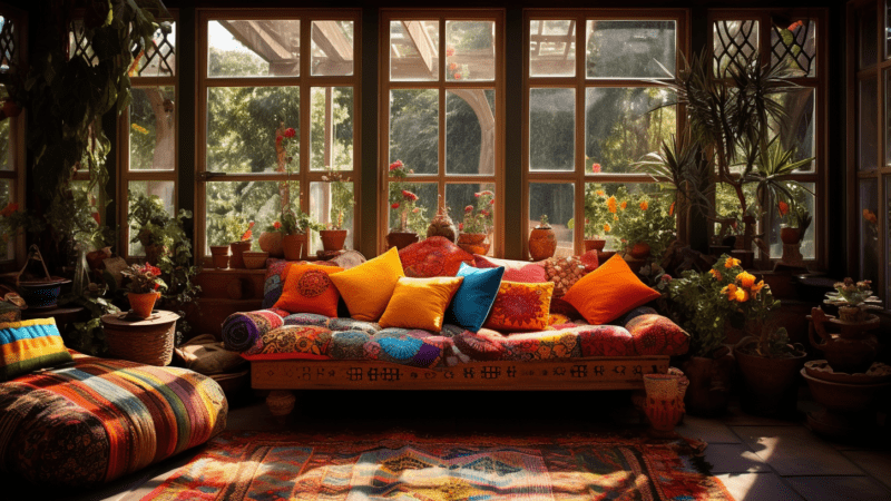 Create a Laid-Back and Eclectic Interior, the Bohemian Style