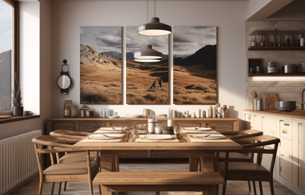Decals As Dining Room Wall Design
