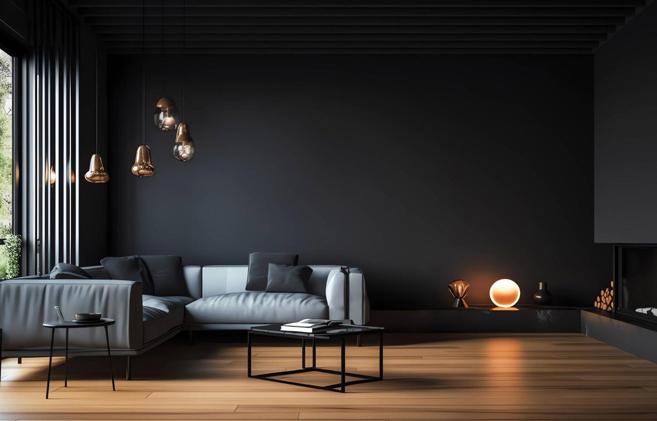 Modern Elegance: Black Interior House Trends