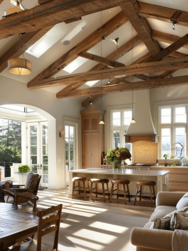 Creative Ceiling Beams Ideas for a Cozy Home