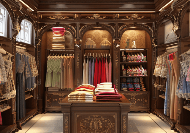 Small Cloth Shop Design