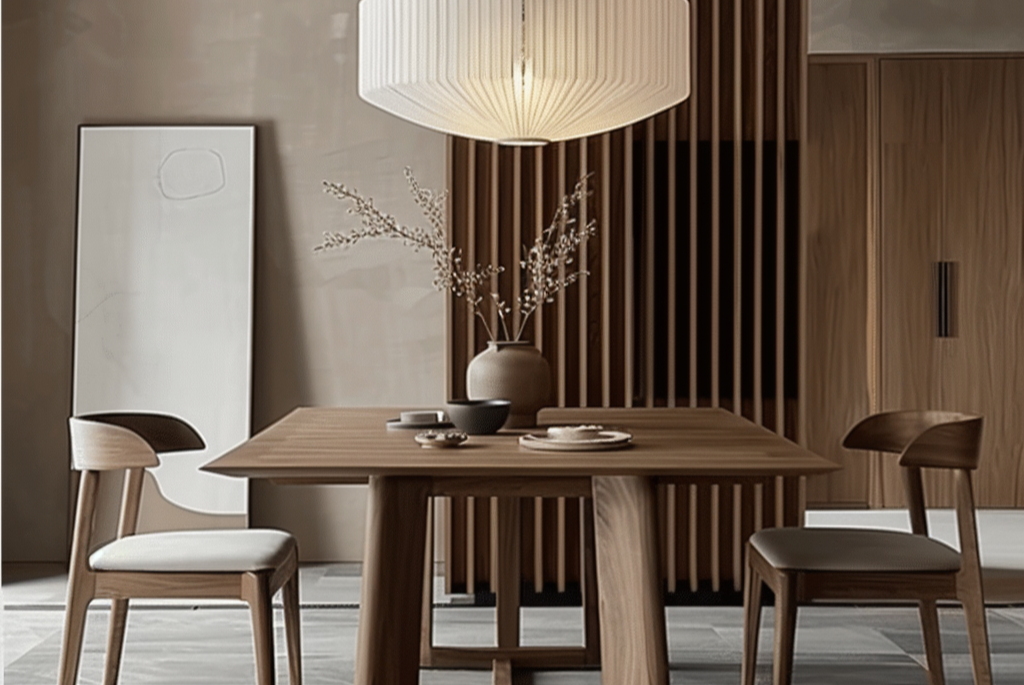 Japandi dining tables