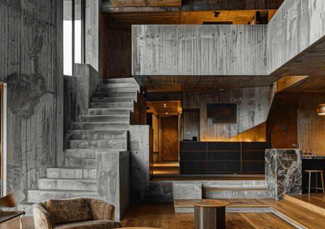 10 Stunning Ideas for Brutalist Interior Design