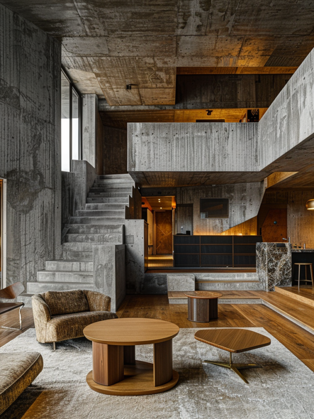 10 Stunning Ideas for Brutalist Interior Design