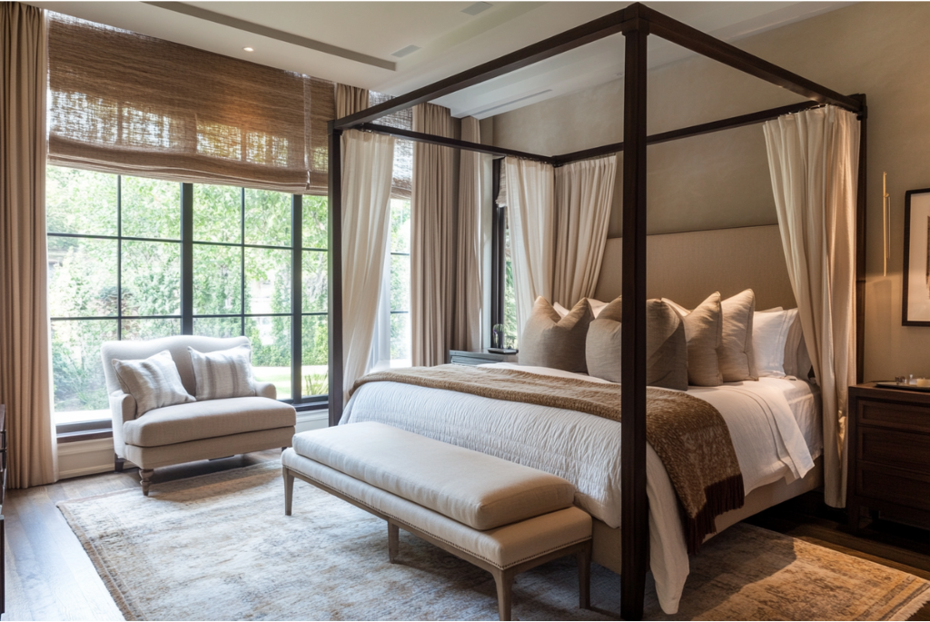 Reviving Elegance: Elevating  Bedroom With Four Poster Beds