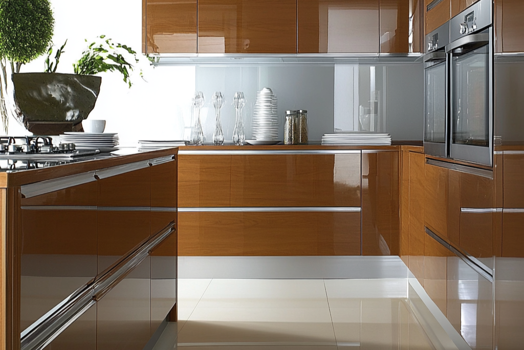 High Gloss Kitchen Cabinets