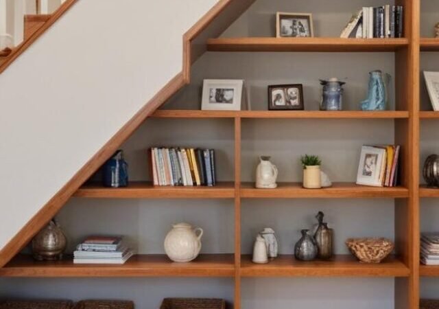 Step Up Your Storage Game with Stair Shelves