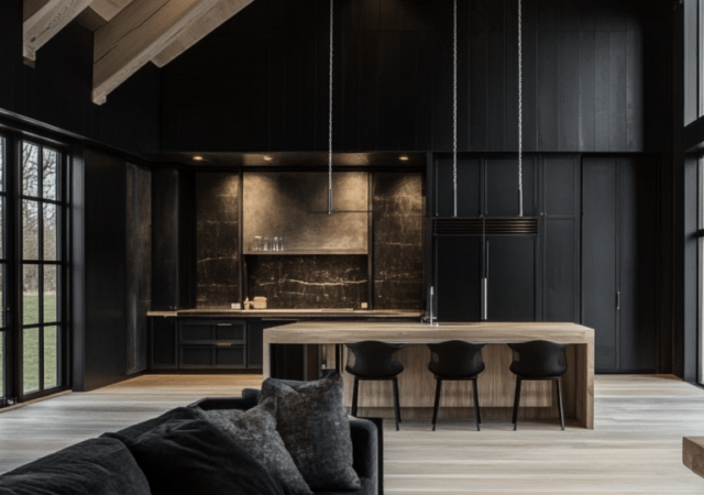 Transform Your Home with the appeal of a Black Barndominium Interior