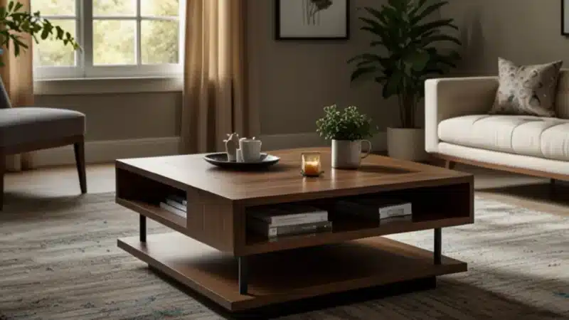 Japandi Coffee Tables with Clever Storage Solutions