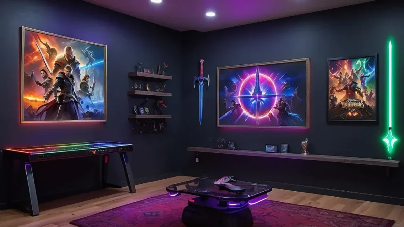 Creative Game Room Wall Decor Ideas: Beyond Basics