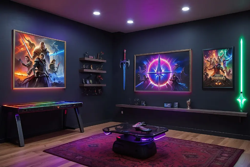 Creative Game Room Wall Decor Ideas: Beyond Basics