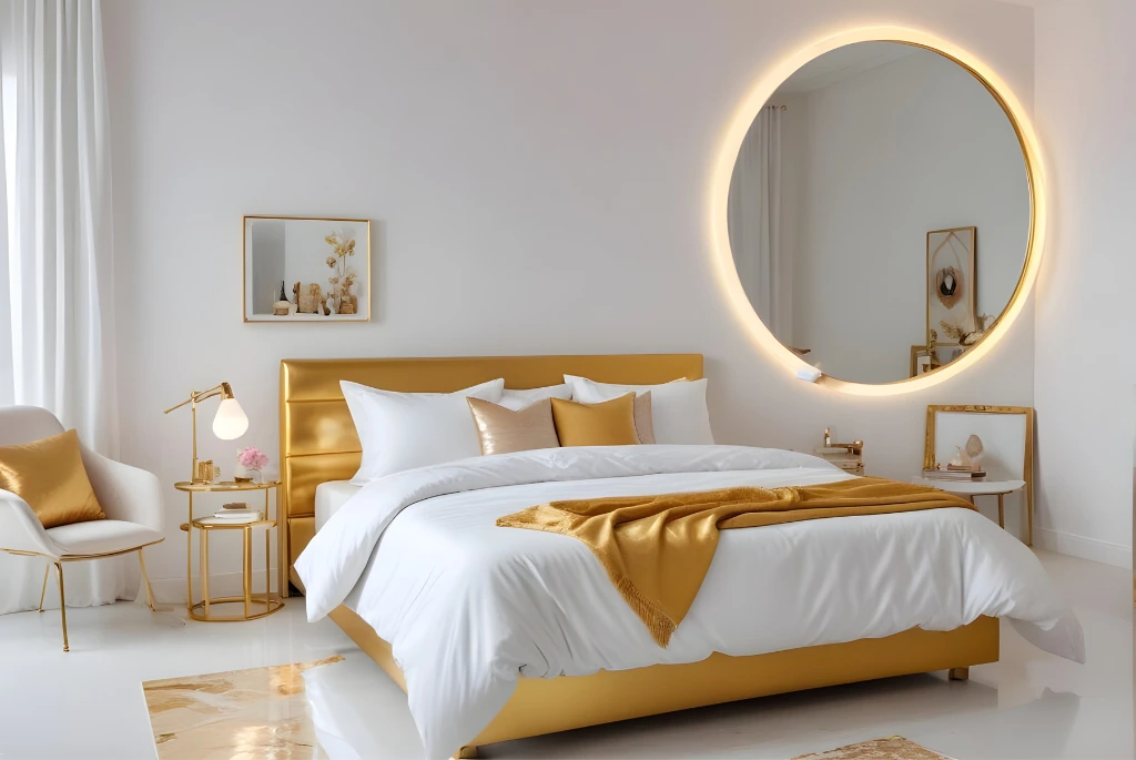 round bedroom mirror