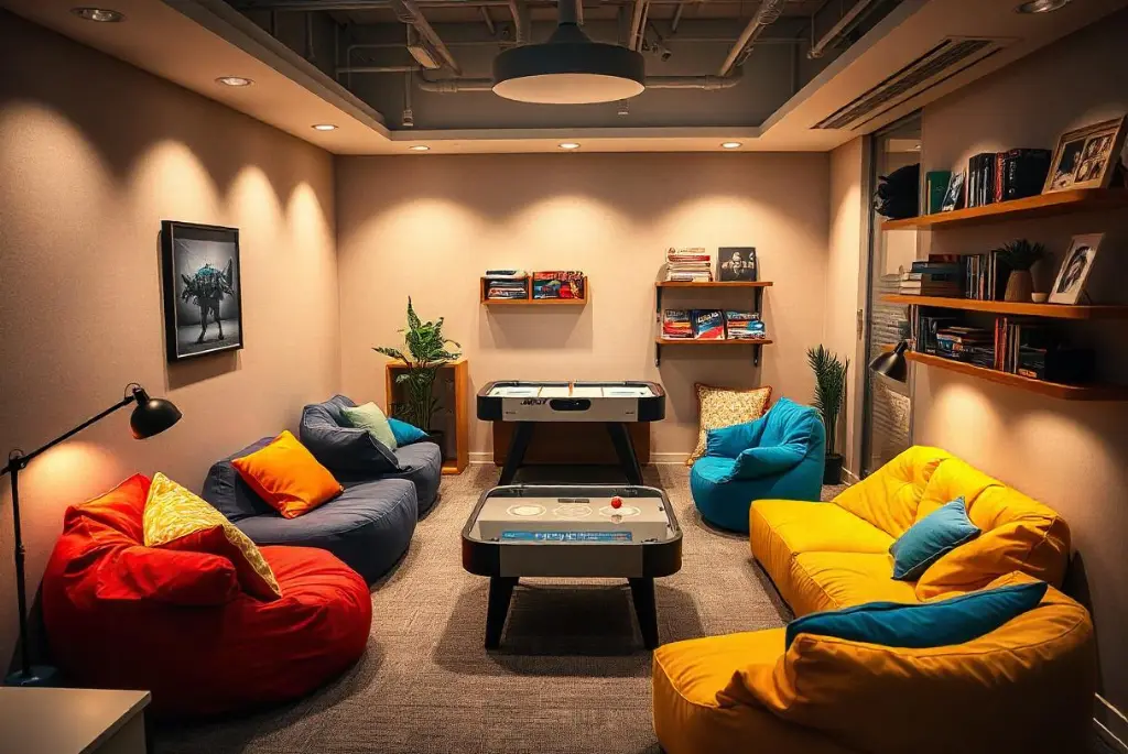 Where Work Meets Play: Design Your Dream Office Game Room