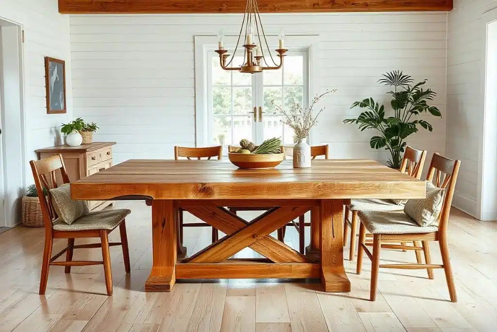 scandinavian dining room table