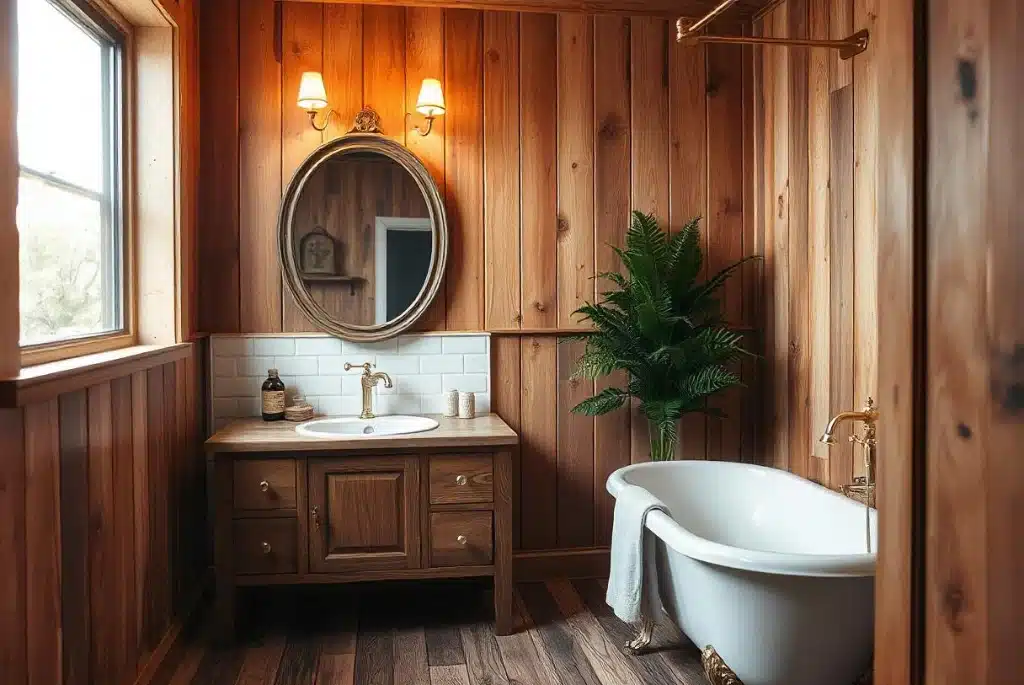 Wood Bathroom Wall Panels