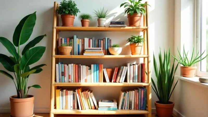 Bamboo Shelf: Nature’s Way of Helping You Declutter 