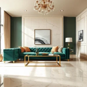 Create a Lasting Impression: Stylish Floor Tiles for Your Living Room