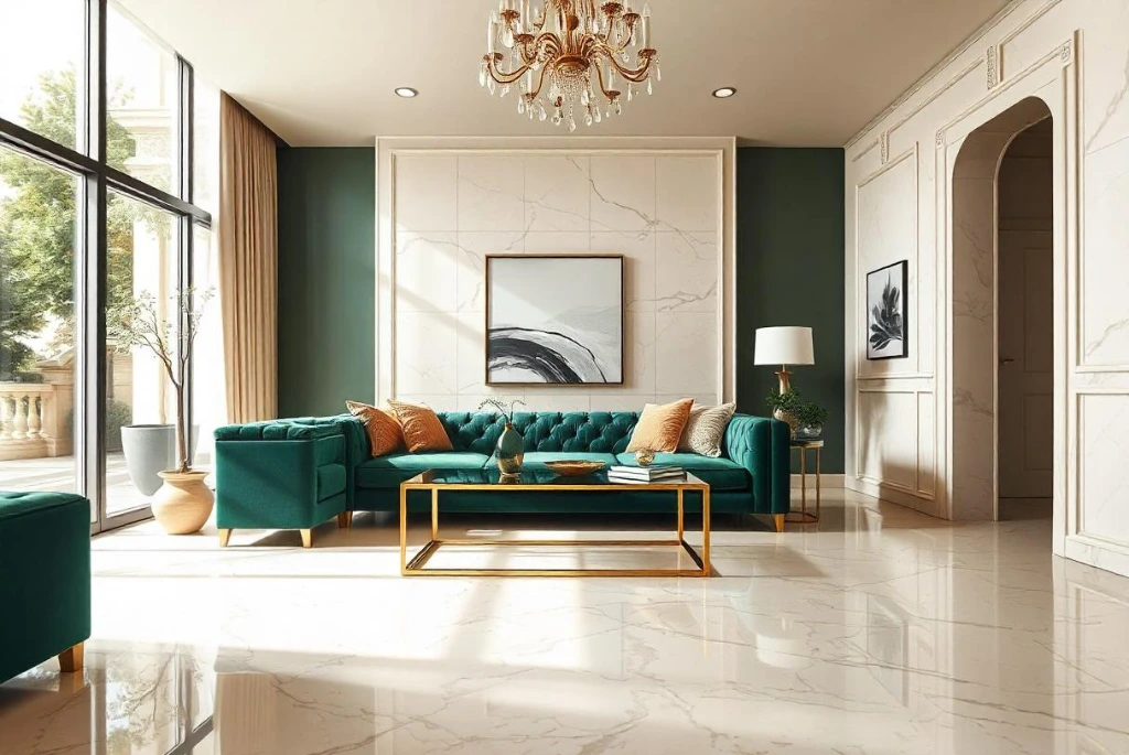 Create a Lasting Impression: Stylish Floor Tiles for Your Living Room