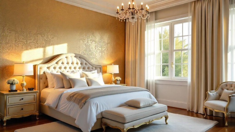 Luxury Bedroom Wallpaper: Elevate Your Walls, Transform Your Dreams!