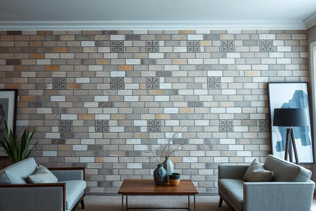 Patterned Brick Tiles