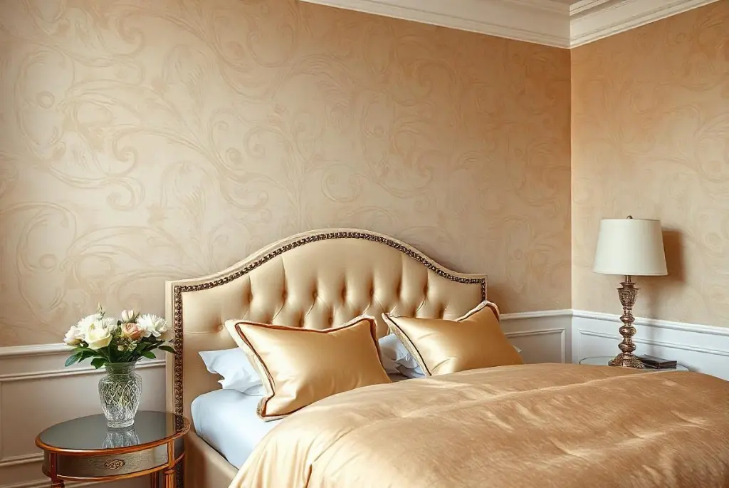 bedroom wallpaper luxury