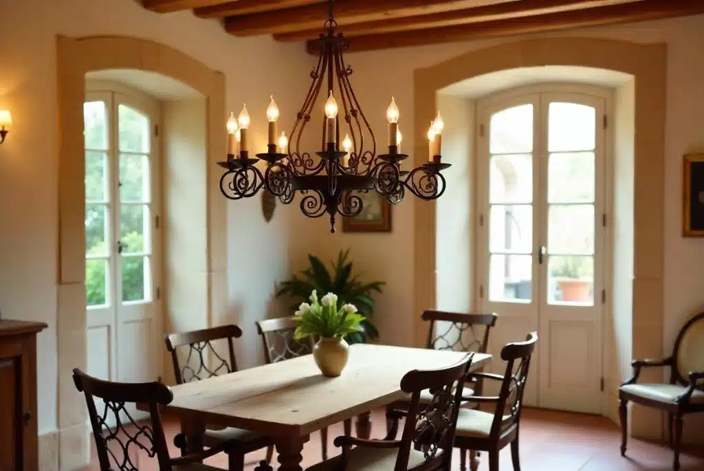 Wrought Iron Chandeliers