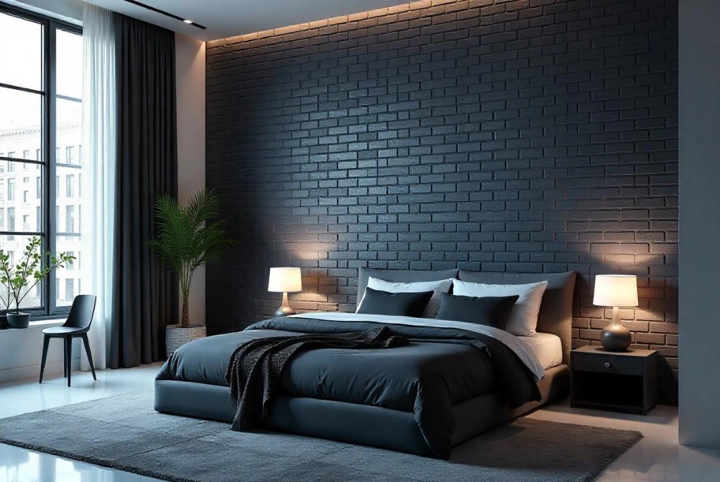 3D Brick Wall Tiles