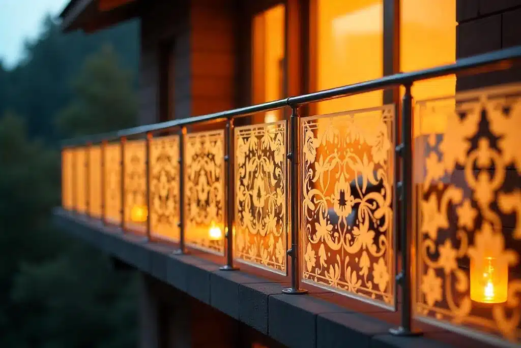 Glass Railing Design for Balcony