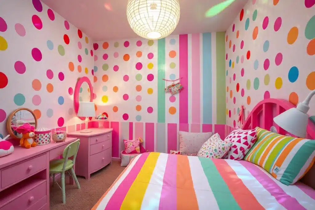 Girl’s Bedroom Wallpaper