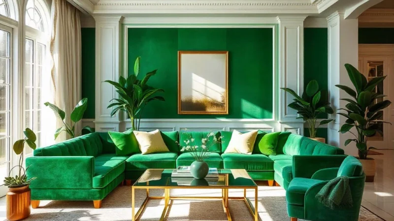 15 Best Color Green Living Room Ideas in 2025