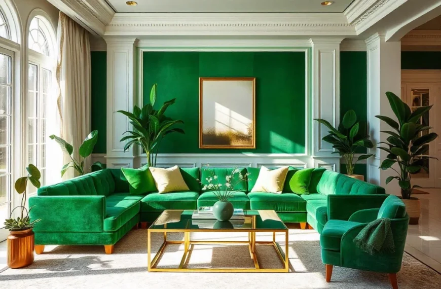 Green Living Room Ideas