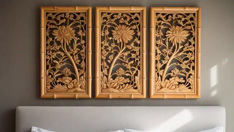 Bamboo Wall Art Decor: Turning Blank Walls into Stunning Statements