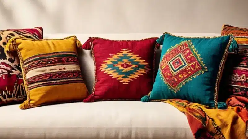 Spruce Up Your Space With Boho Couch Pillows