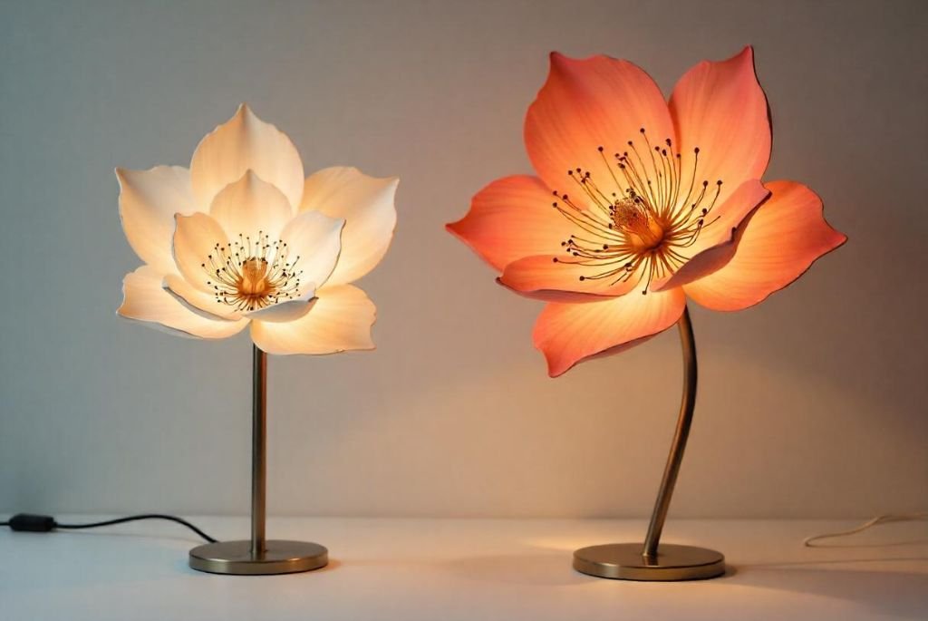 Contemporary Flower Lamps