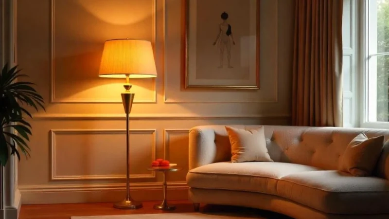 Experience Opulent Illumination in Your Home With Gold Floor Lamps!