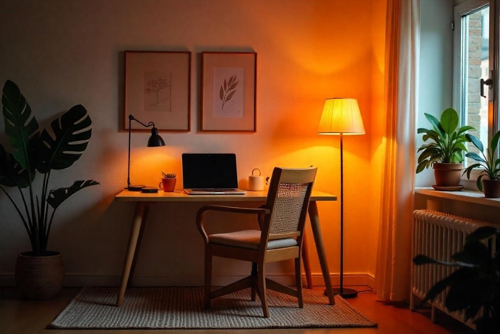 Home Office- Boho floor lamp