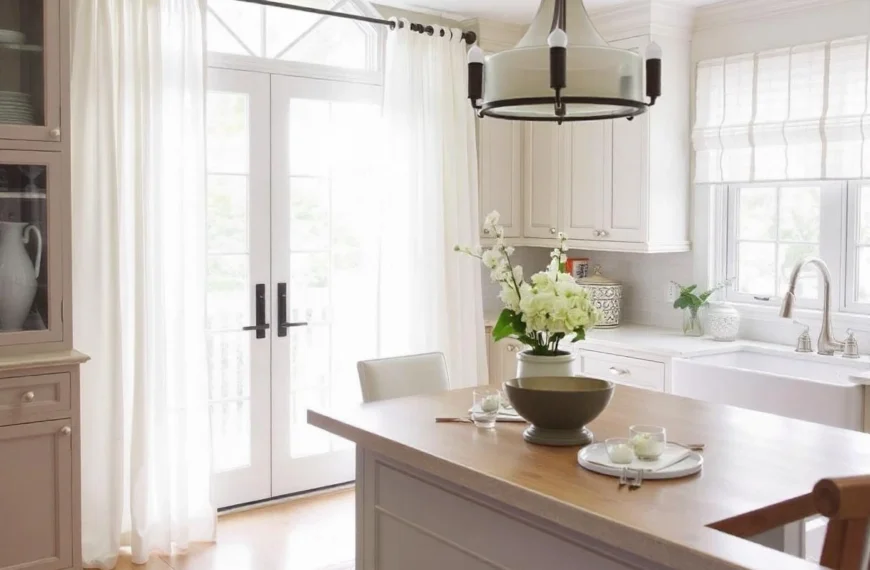 White Kitchen Curtains Featured Image