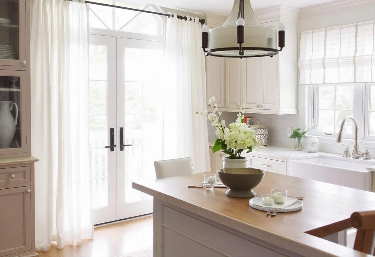 Softening the Space: The Beauty of White Kitchen Curtains