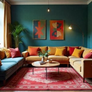 Decorate Your Home With Colorful Rugs for the Living Room