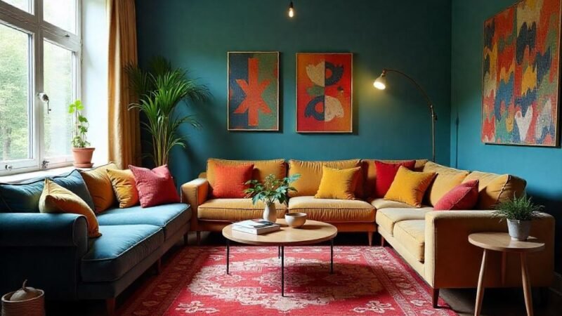 Decorate Your Home With Colorful Rugs for the Living Room