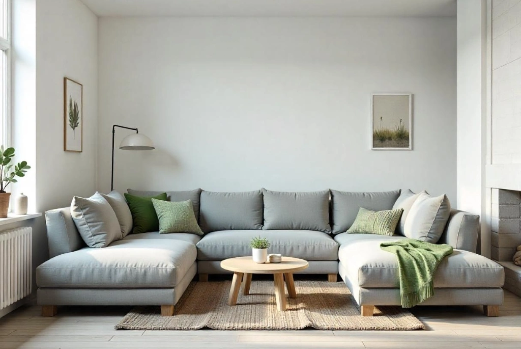 Grey Living Room Upholstery