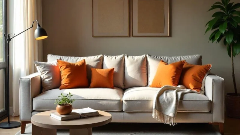 Upgrade Your Home with Stylish Sofa Back Cushions