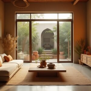 How to Blend Organic Modern Interior Design with Indian Elements in Modern Indian Homes