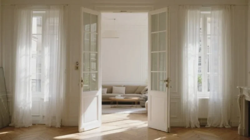 The Quiet Drama of French Interior Doors