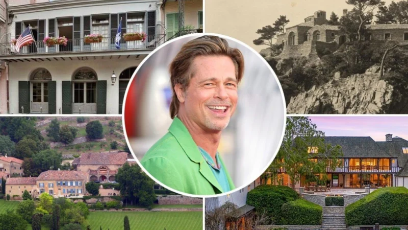 Inside Brad Pitt’s House: A Tour of the Actor’s Iconic Homes