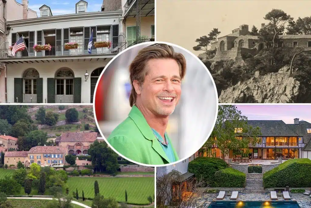 Inside Brad Pitt’s House: A Tour of the Actor’s Iconic Homes