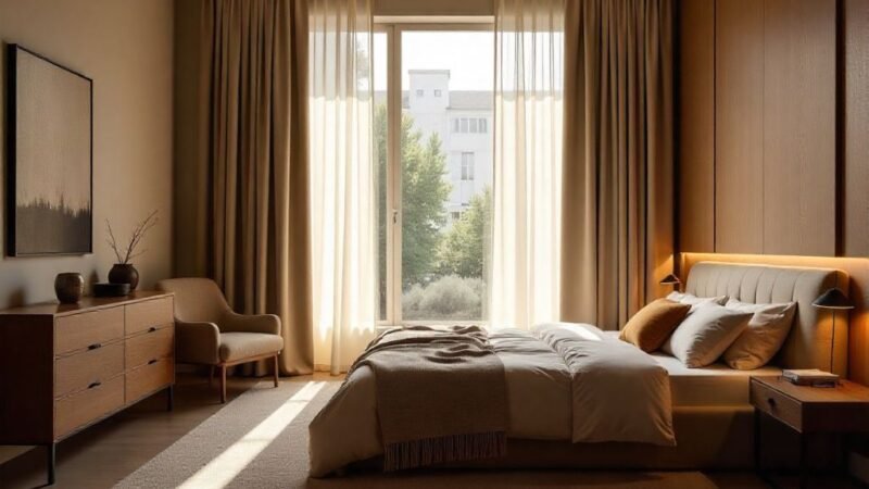 Bedroom Curtains: Curtain Lifting Comfort, Light and Style