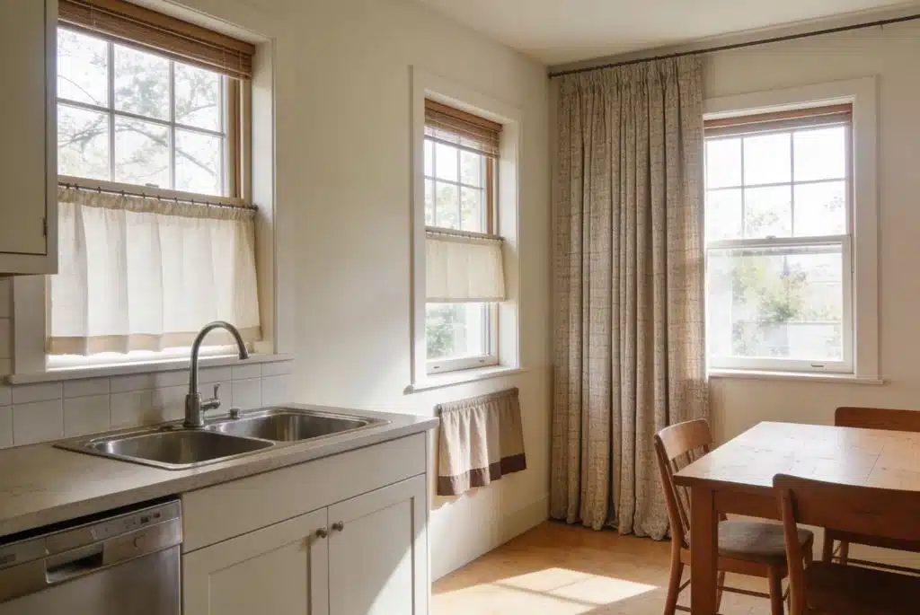 Curtain Designs For Kitchen: Window Use