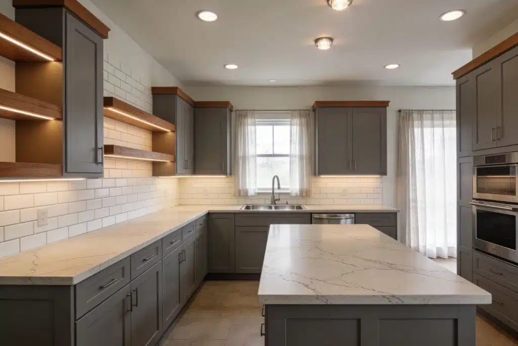 Grey Kitchen Cabinets