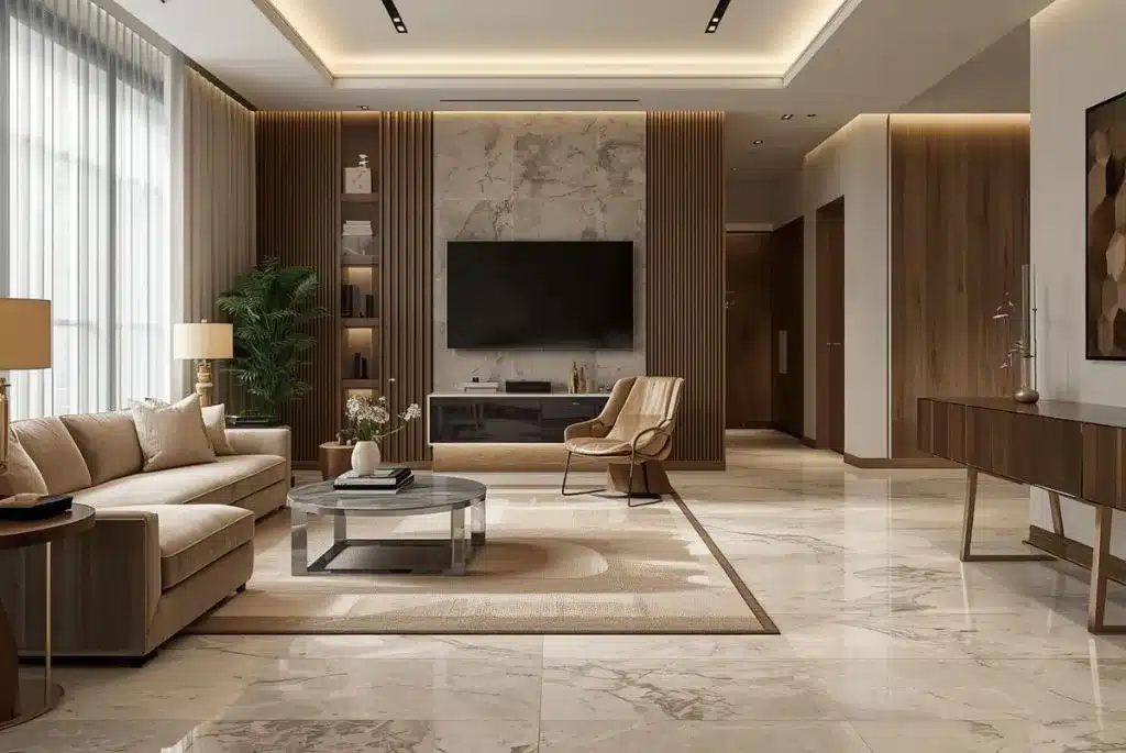 how to select tiles for living room
